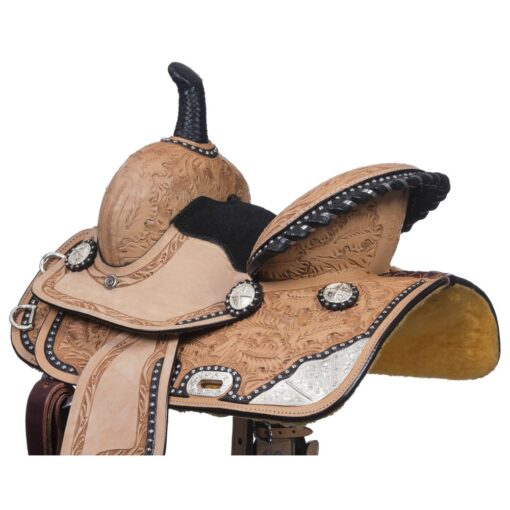 Silver Royal Mini Burn the Breeze Barrel Saddle 9 Silver Royal Burn the Breeze Barrel Saddle 3