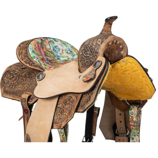 Silver Royal Cactus Barrel Saddle 2