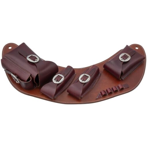 Silver Royal Leather Medicine Cantle Bag 1