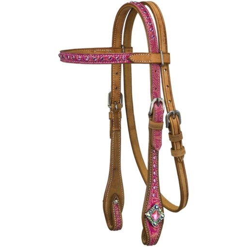 Silver Royal Mini Azalea Browband Headstall