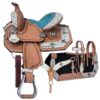 Silver Royal Mini Desert Hope Barrel Saddle Package