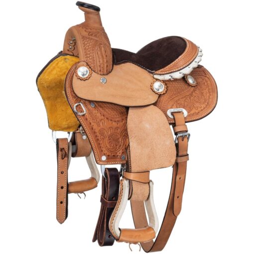 Silver Royal Mini Mae Barrel Saddle 1