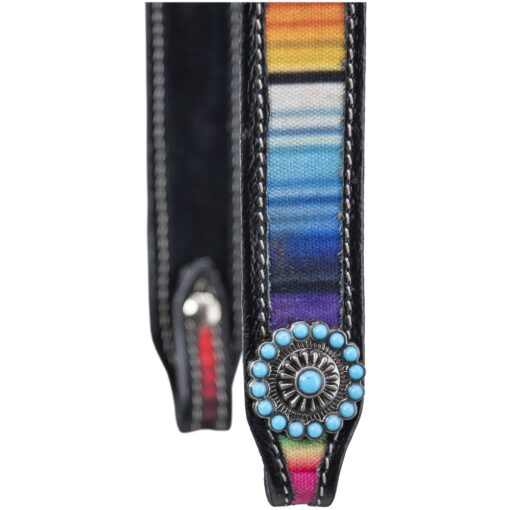 Silver Royal Mini Serape Browband Headstall 1