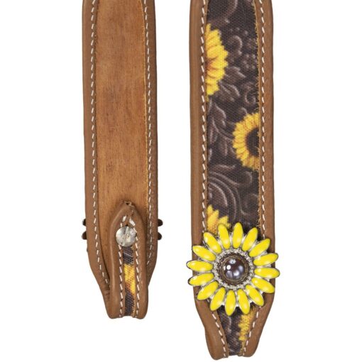 Silver Royal Mini Sunflower Browband Headstall 1