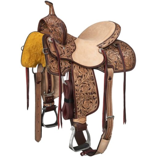 Silver Royal Moulton Barrel Saddle 1