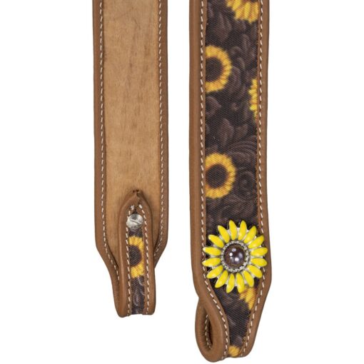 Silver Royal Sunflower Single Ear Headstall 1