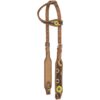 Silver Royal Sunflower Single Ear Headstall