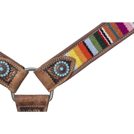 Silver Royal Woven Serape Belt Breastcollar 1