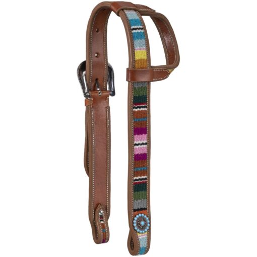 Silver Royal Woven Serape Belt One-Ear Headstall 8 Silver Royal Woven Serape Belt One Ear Headstall 1