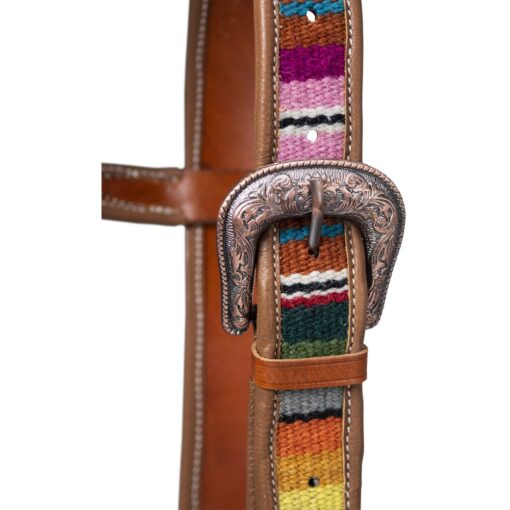 Silver Royal Woven Serape Belt One-Ear Headstall 10 Silver Royal Woven Serape Belt One Ear Headstall 3
