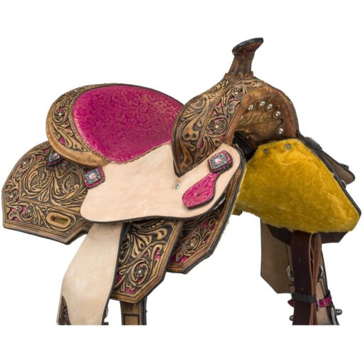 Silver Royal Youth Azalea Barrel Saddle 2