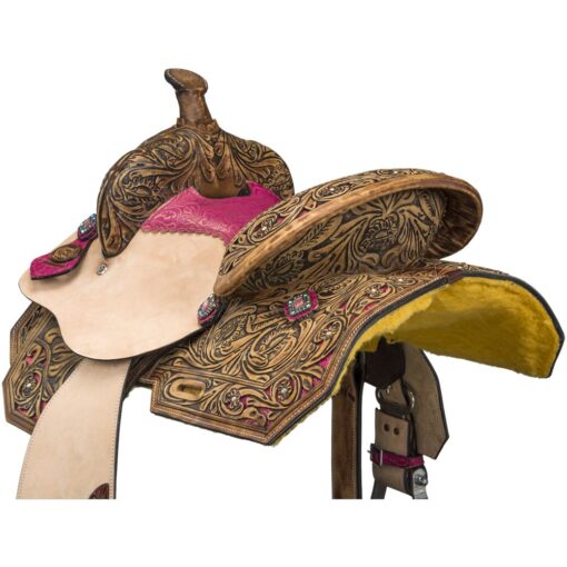Silver Royal Youth Azalea Barrel Saddle 3