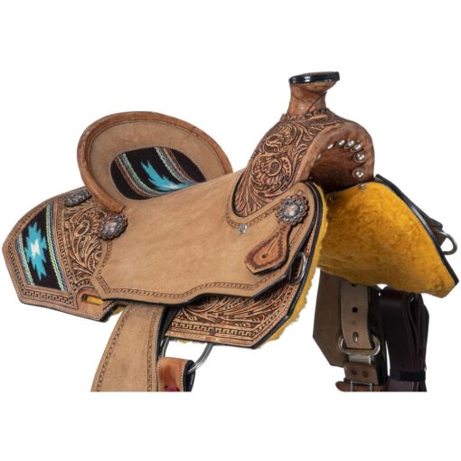 Silver Royal Youth Aztec Wade Saddle 9 Silver Royal Youth Aztec Wade Saddle 2
