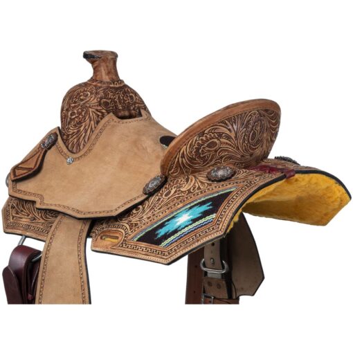 Silver Royal Youth Aztec Wade Saddle 10 Silver Royal Youth Aztec Wade Saddle 3