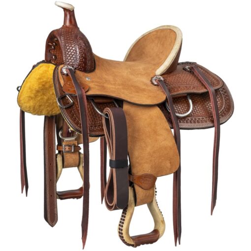Silver Royal Youth Bodie Hard Seat Ranch Saddle 1