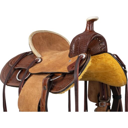 Silver Royal Youth Bodie Hard Seat Ranch Saddle 2