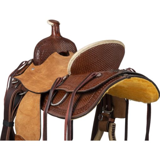 Silver Royal Youth Bodie Hard Seat Ranch Saddle 3