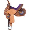Silver Royal Youth Butterfly Saddle