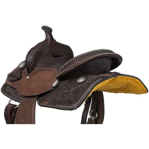 Silver Royal Youth Jackpot Barrel Saddle 3
