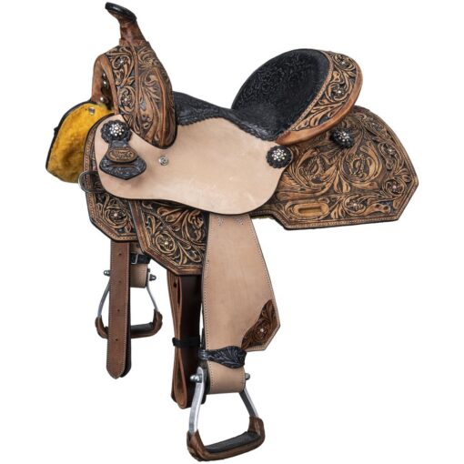 Silver Royal Youth Onyx Barrel Saddle 7 Silver Royal Youth Onyx Barrel Saddle 1