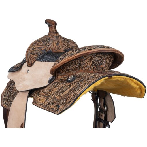 Silver Royal Youth Onyx Barrel Saddle 9 Silver Royal Youth Onyx Barrel Saddle 3