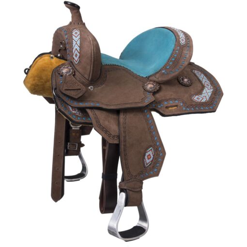 Silver Royal Youth Sonora Barrel Saddle 1