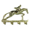 Solid Brass Jumper Key Ring Holder 2