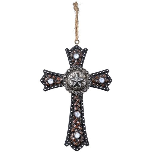 Star Concho Cross Ornament