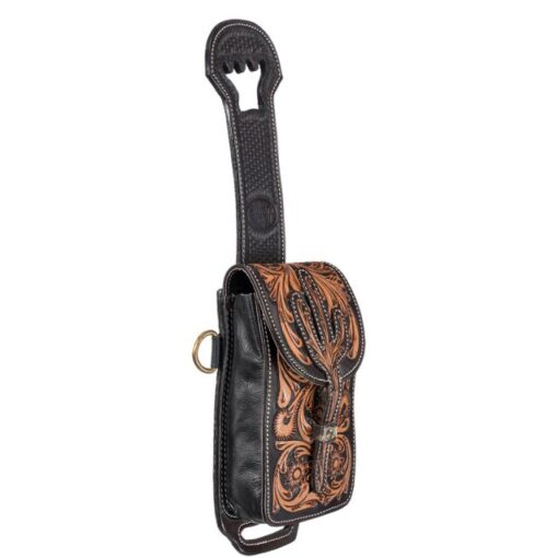 Tough 1 Leather Cinch Horn Bag 7