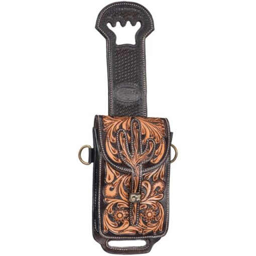 Tough 1 Leather Cinch Horn Bag 8