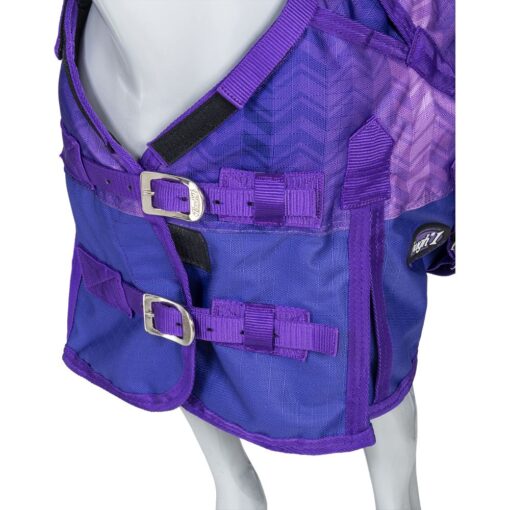 Tough1 1200D Mini Chevron Print Turnout Blanket with Snuggit 2