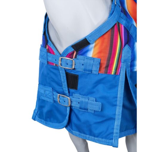 Tough1 1200D Mini Serape Turnout Sheet with Snuggit Neck 2