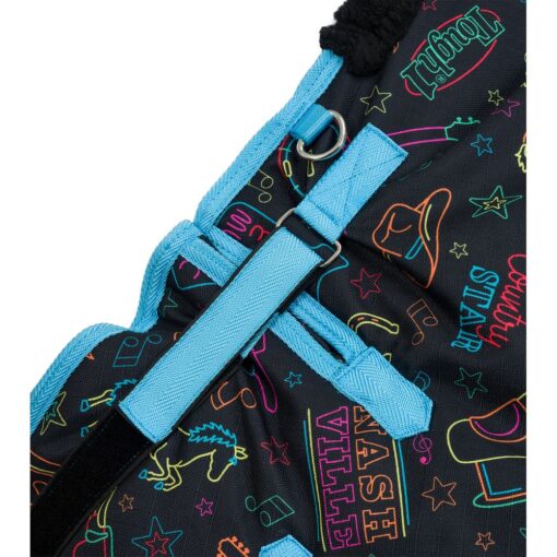 Tough1 1200D Nashville Nights Turnout Blanket with Snuggit 31 Tough1 1200D Nashville Nights Turnout Blanket with Snuggit 1