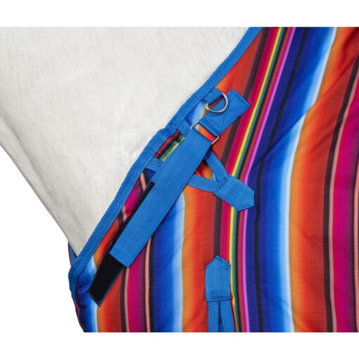Tough1 1200D Serape Print Turnout Blanket with Snuggit 6 Tough1 1200D Serape Print Turnout Blanket with Snuggit 1