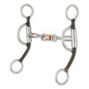 Tough1 Antique Brown 3-Piece Snaffle Bit