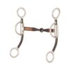Tough1 Antique Brown Sweet Iron Training Snaffle 2 Tough1 Antique Brown Sweet Iron Training Snaffle