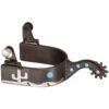 Tough1 Antique Brown Turquoise Stone & Cactus Spurs 2 Tough1 Antique Brown Turquoise Stone & Cactus Spurs