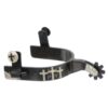 Tough1 Black Steel Triple Cross Spurs 1 Tough1 Black Steel Triple Cross Spurs