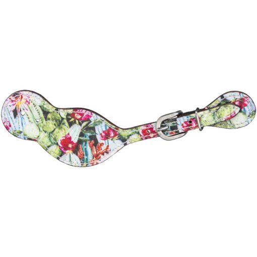 Tough1 Cactus Flower Print Spur Straps