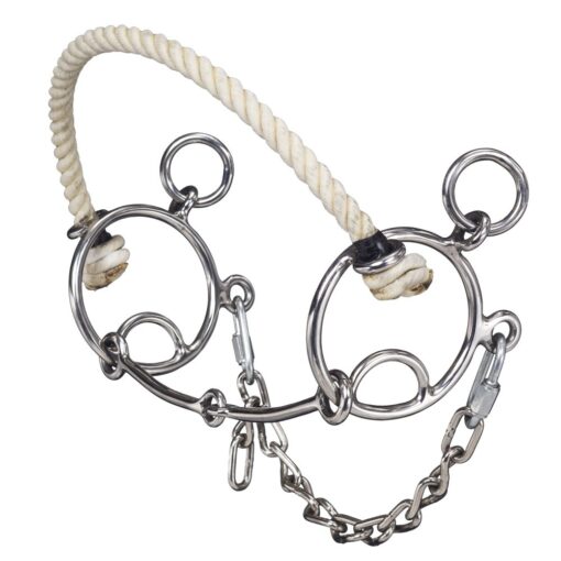 Tough1 Combination Rope Nose and Snaffle Mouth