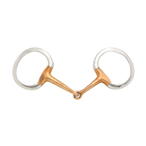 Tough1 Copper Mouth Eggbutt Snaffle