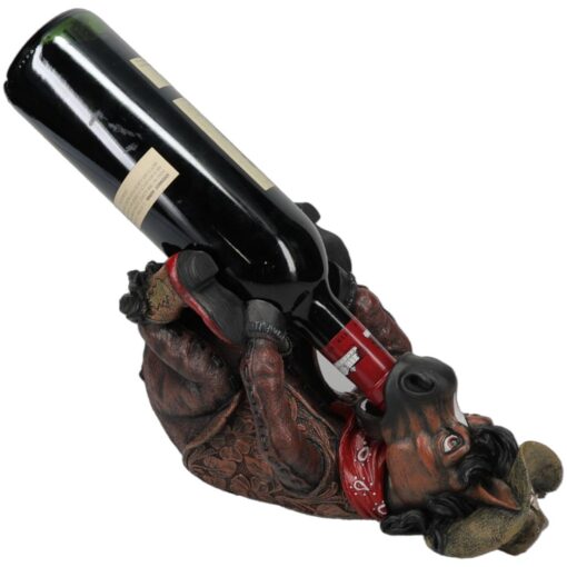 Tough1 Cowboy Horse Wine Bottle Holder 3