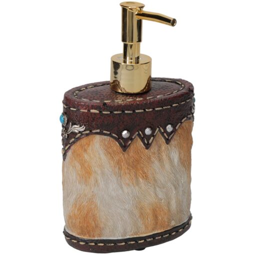 Tough1 Cowhide Print Soap Pump