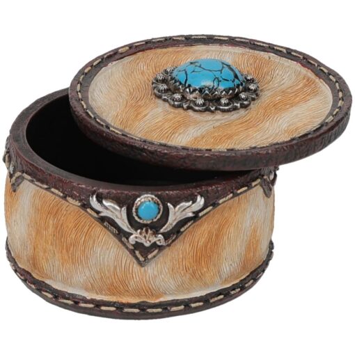 Tough1 Cowhide Trinket Box 1