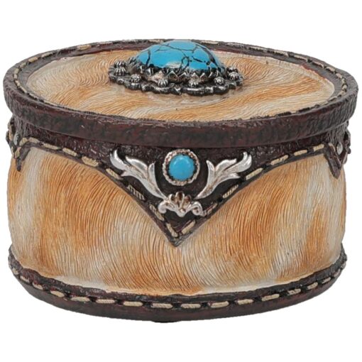 Tough1 Cowhide Trinket Box