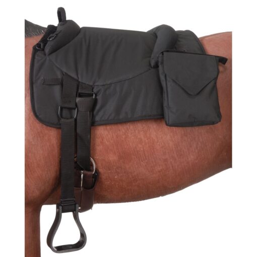 Tough1 Deluxe Bareback Pad with Accessory Bags