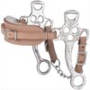 Tough1 Fleece Lined Silver Hackamore