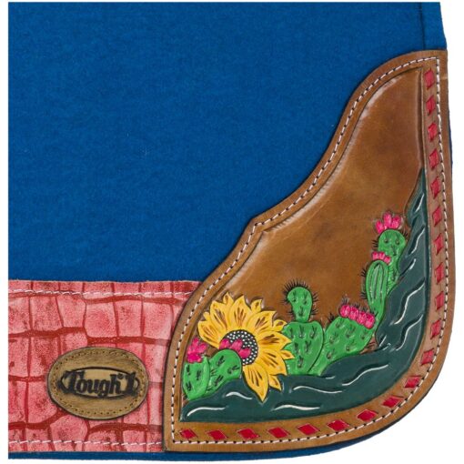 Tough1 Hand Painted Cactus Saddle Pad 6 Tough1 Hand Painted Cactus Saddle Pad 1
