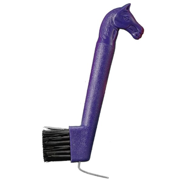 Tough1 Horse Head Hoof Pick/Brush Combination The Connected Rider San