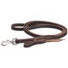 Tough1 Latigo Leather Roping Reins with Tie Ends 2 Tough1 Latigo Leather Roping Reins with Tie Ends